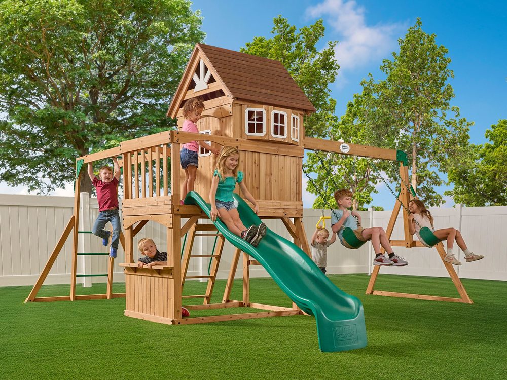 Backyard Discovery wooden playset